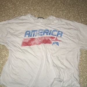 Charlotte Russe America crop top